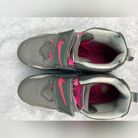 Nike Air‎ Diamond Turf 2 Pink Grey Shoes  Size 5Y Youth - Picture 5 of 13